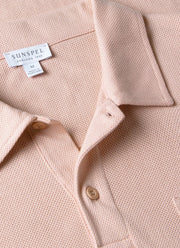 Men's Riviera Polo Shirt in Pale Pink