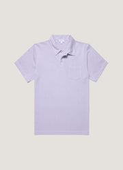 Men's Riviera Polo Shirt in Pale Lilac