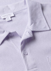 Men's Riviera Polo Shirt in Pale Lilac