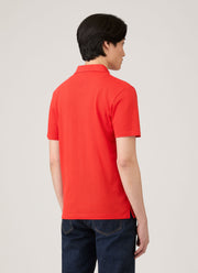 Men's Riviera Polo Shirt in Bright Red