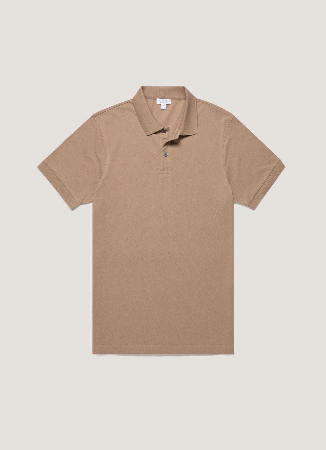 Men's Piqué Polo Shirt in Dune