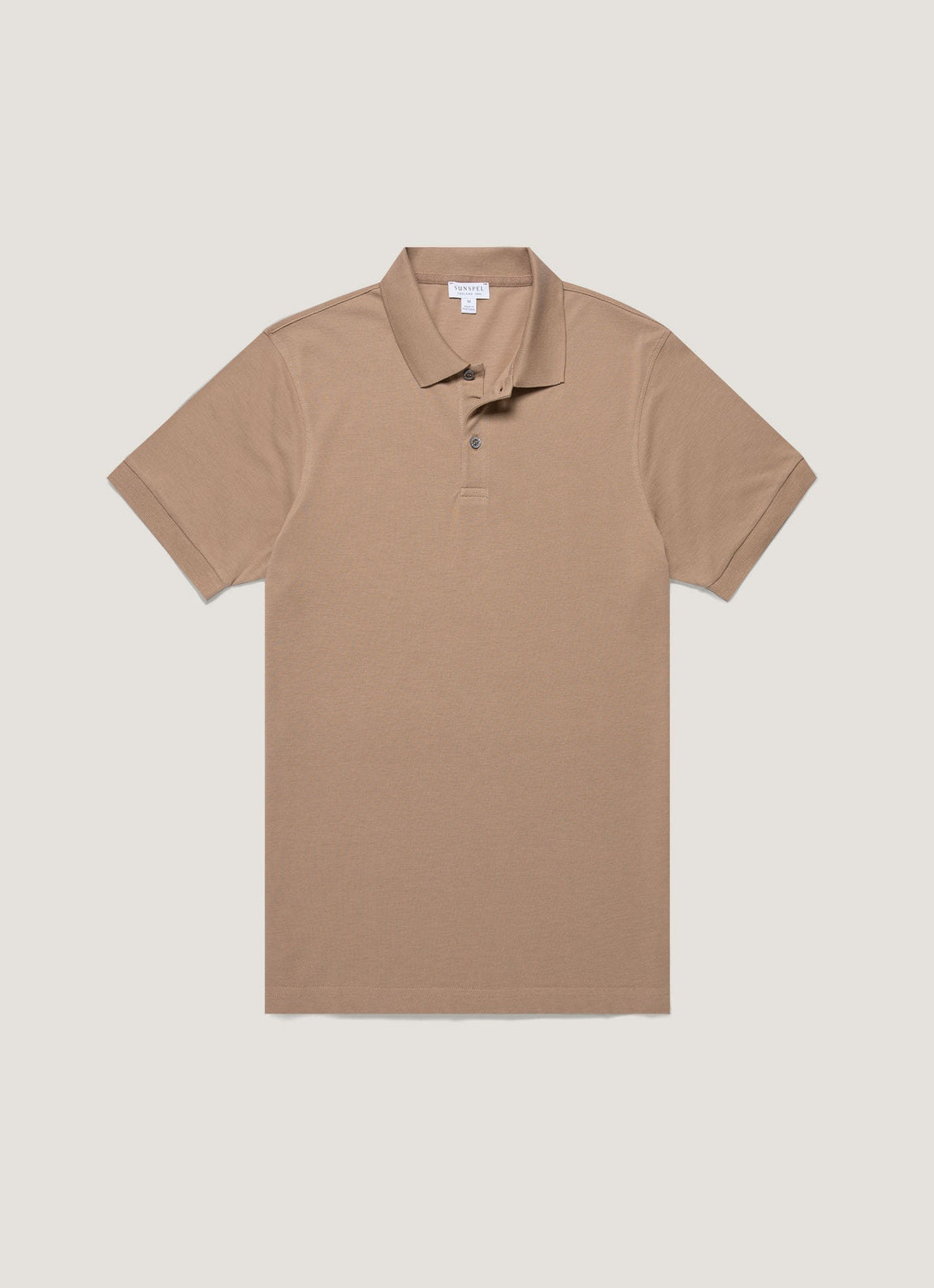 Men's Piqué Polo Shirt in Dune