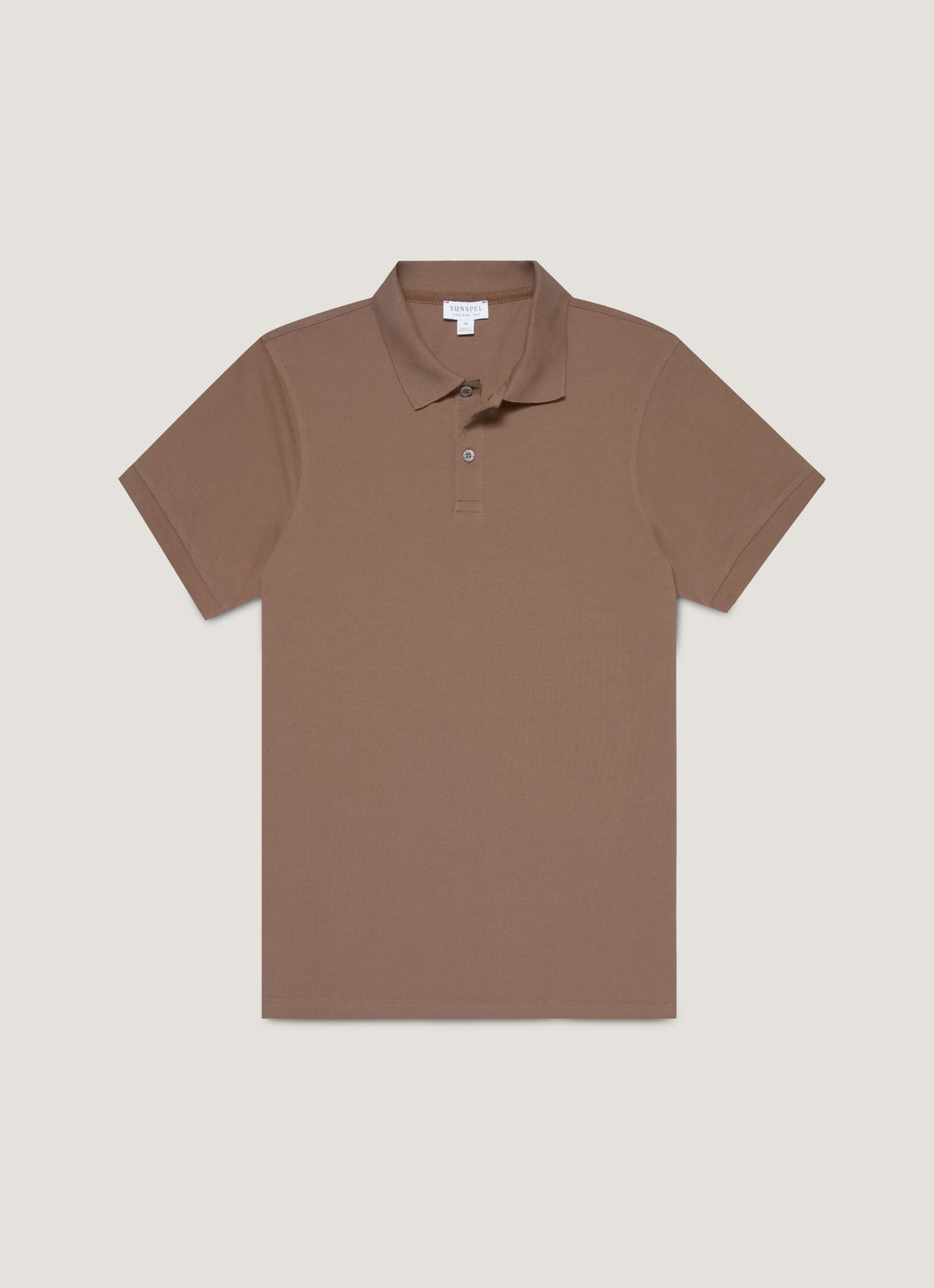 Men's Piqué Polo Shirt in Bark