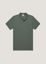 Men's Piqué Polo Shirt in Dusk Green
