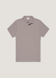 Men's Piqué Polo Shirt in Iron Grey
