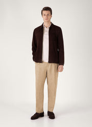 Men's Piqué Polo Shirt in Pastel Pink