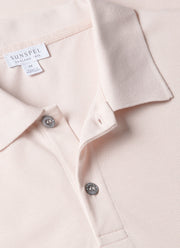 Men's Piqué Polo Shirt in Pastel Pink