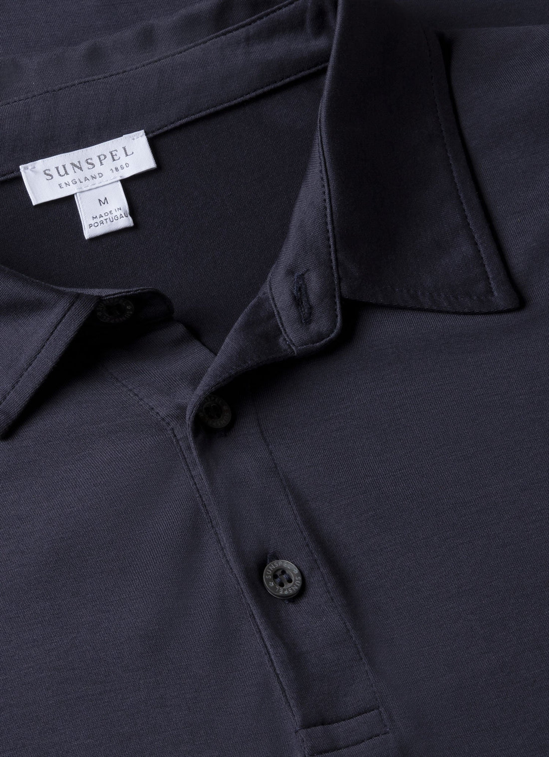 Men's Jersey Classic Polo Shirt in Navy