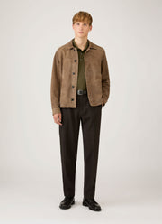 Men's Classic Jersey Polo Shirt in Deep Olive