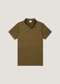 Men's Classic Jersey Polo Shirt in Loden Green