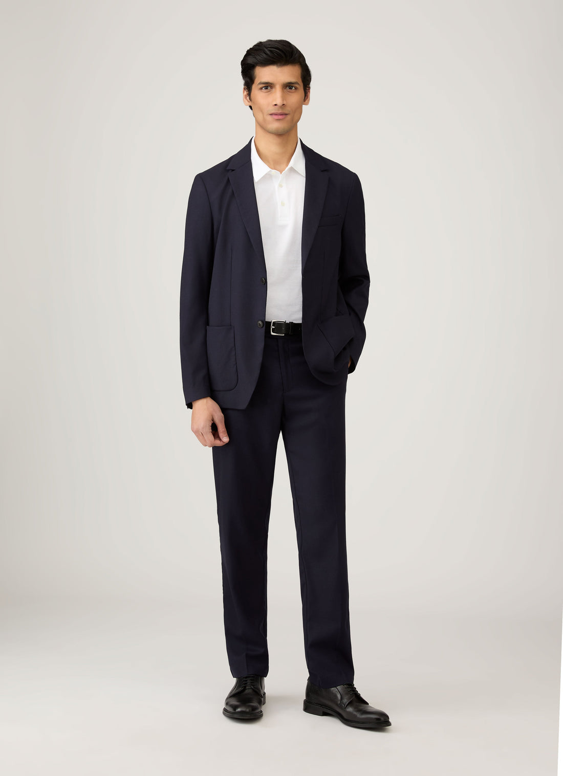 Men's Jersey Classic Polo Shirt in White