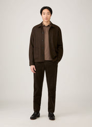 Men's Heavyweight Rugby Polo Shirt in Bark