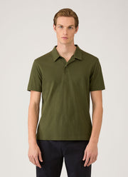 Men's Regular Fit Riviera Polo Shirt in Deep Olive