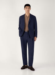 Men's Knit Polo Shirt in Dune