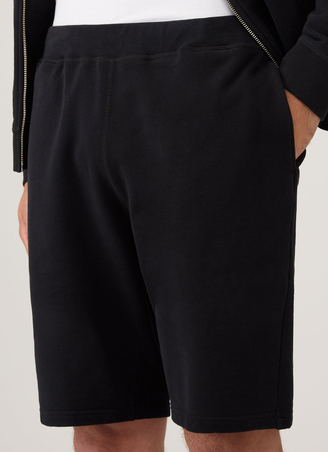 Men's Loopback Shorts in Black