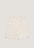 Men's Linen Drawstring Short in Sand