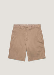 Men's Chino Shorts in Dark Stone