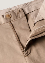 Men's Chino Shorts in Dark Stone