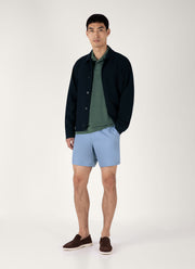Men's Tailored Swim Shorts in Vintage Blue