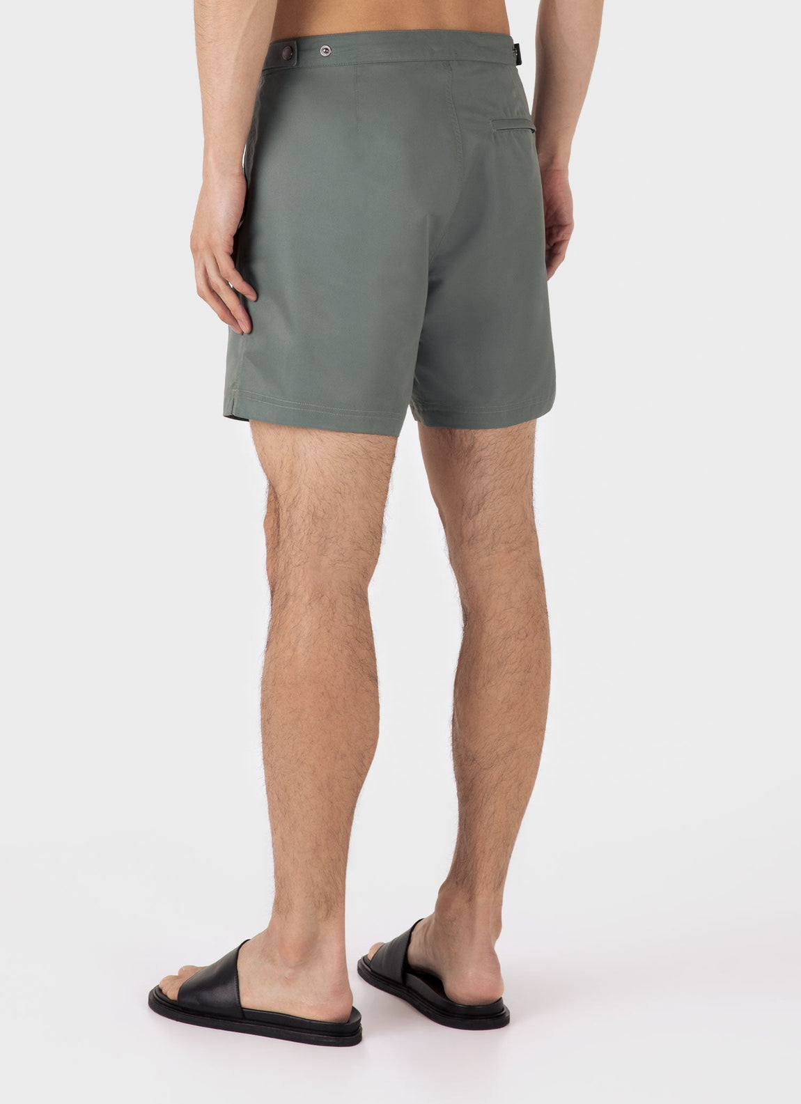 Men's Tailored Swim Shorts in Dusk Green