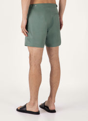 Men's Tailored Swim Shorts in Dusk Green