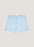 Men's Drawstring Swim Shorts in Light Blue