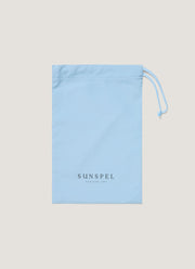 Men's Drawstring Swim Shorts in Light Blue