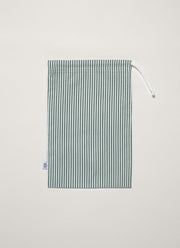 Men's Drawstring Swim Shorts in Dusk Green/White