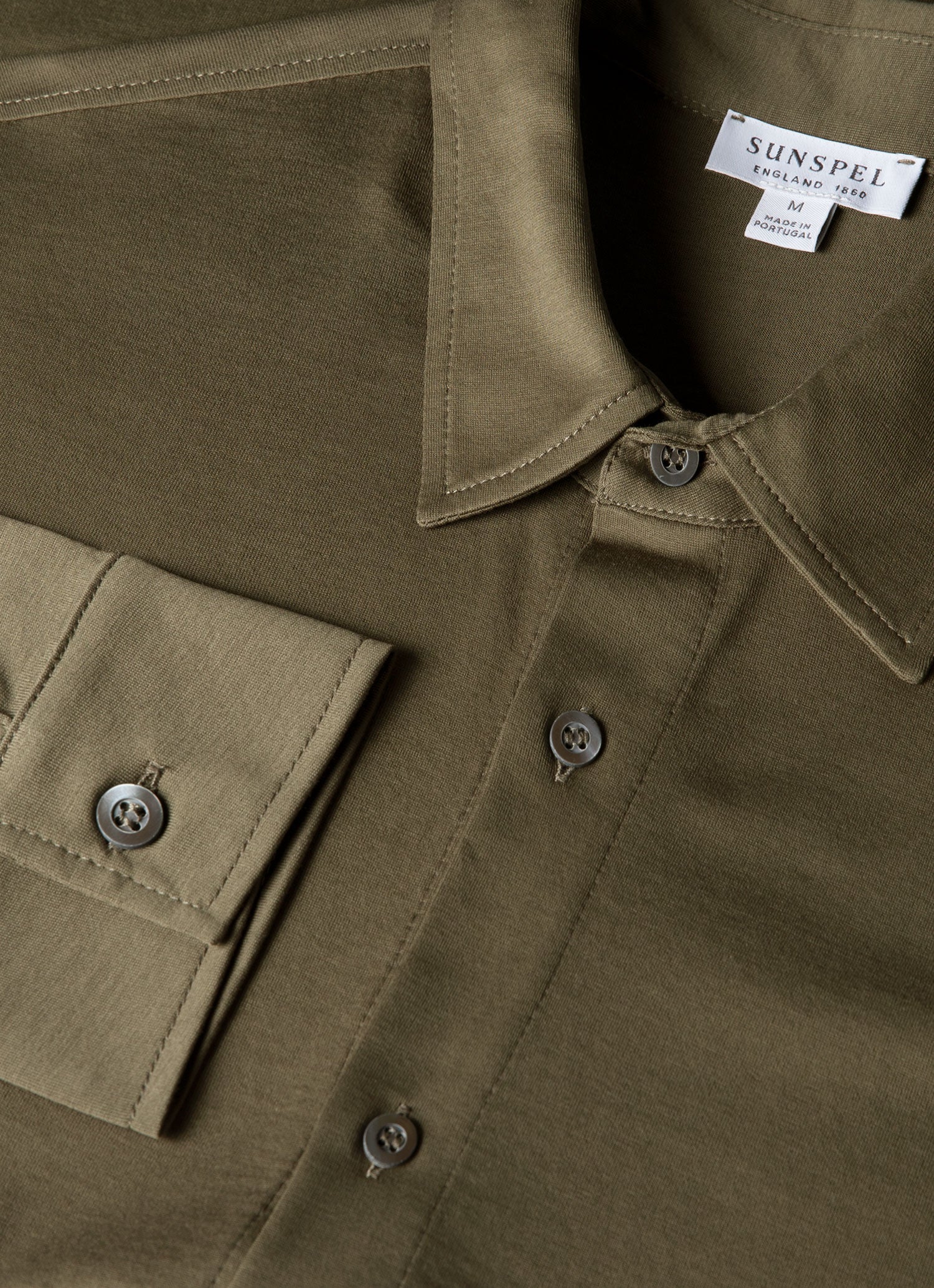 Men's Classic Jersey Shirt in Khaki