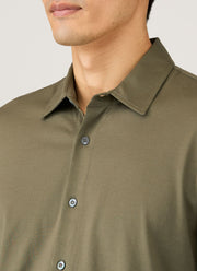Men's Classic Jersey Shirt in Khaki