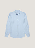Men's Linen Shirt in Light Blue