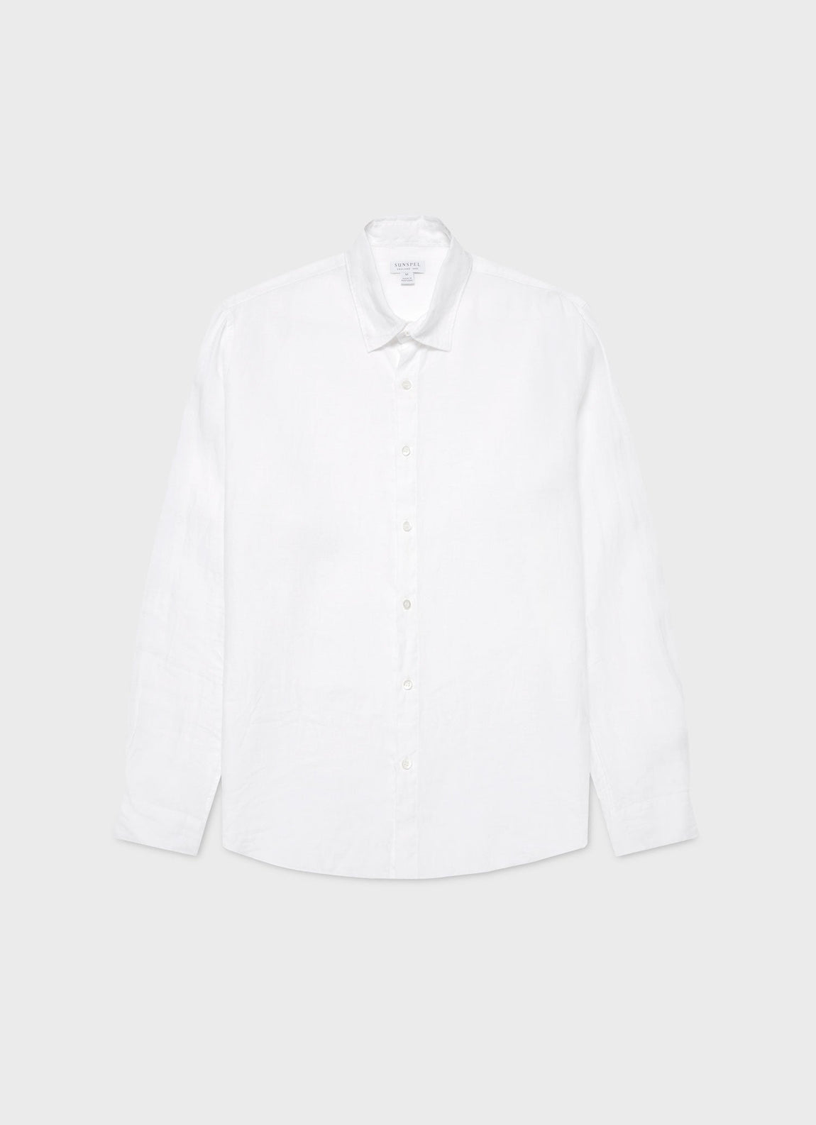 Men's Linen Shirt in White