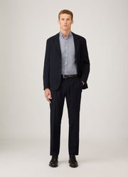 Men's Button Down Oxford Shirt in Dark Blue