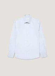 Men's Sea Island Cotton Shirt in Light Blue