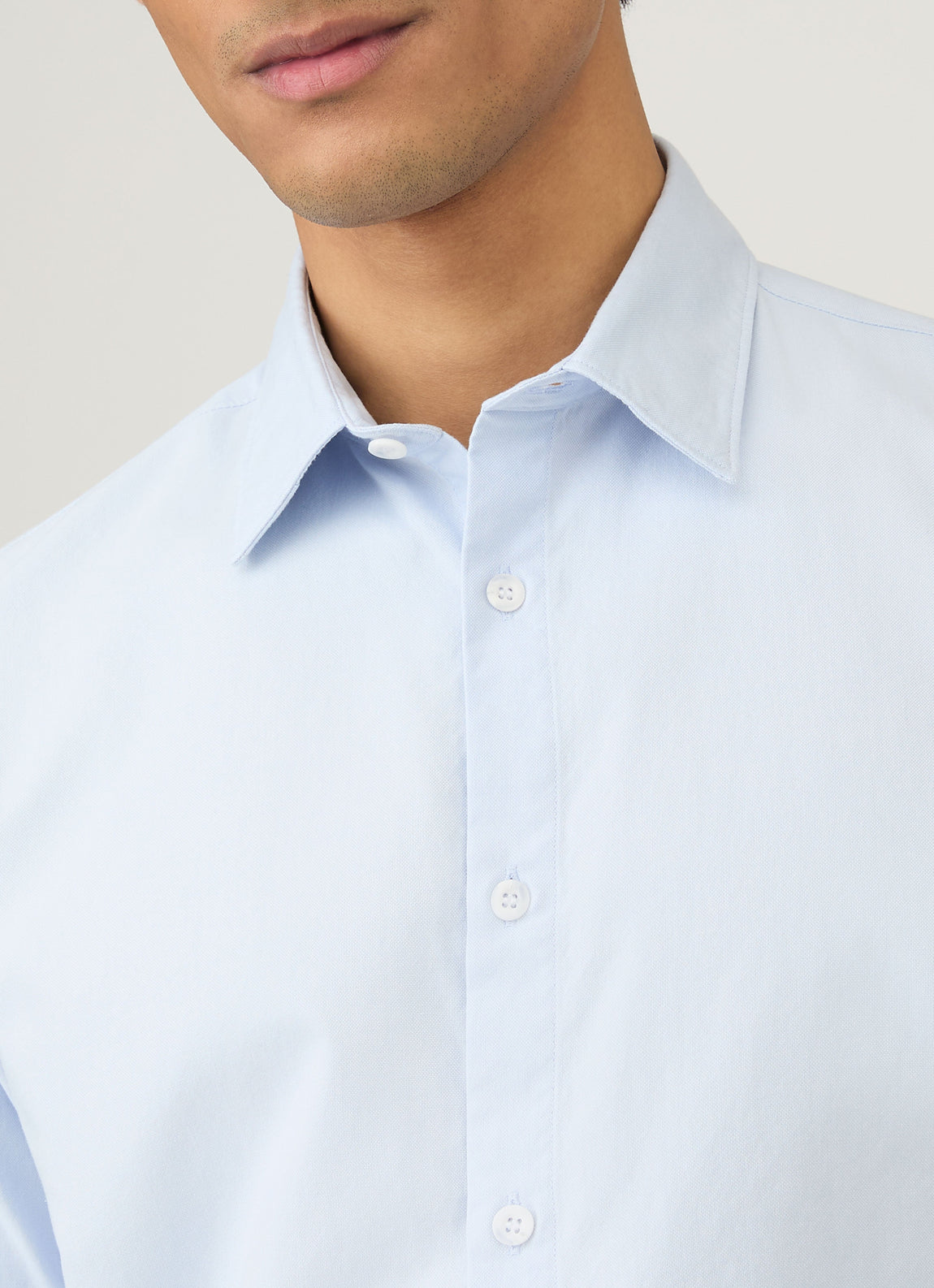Men's Oxford Shirt in Light Blue