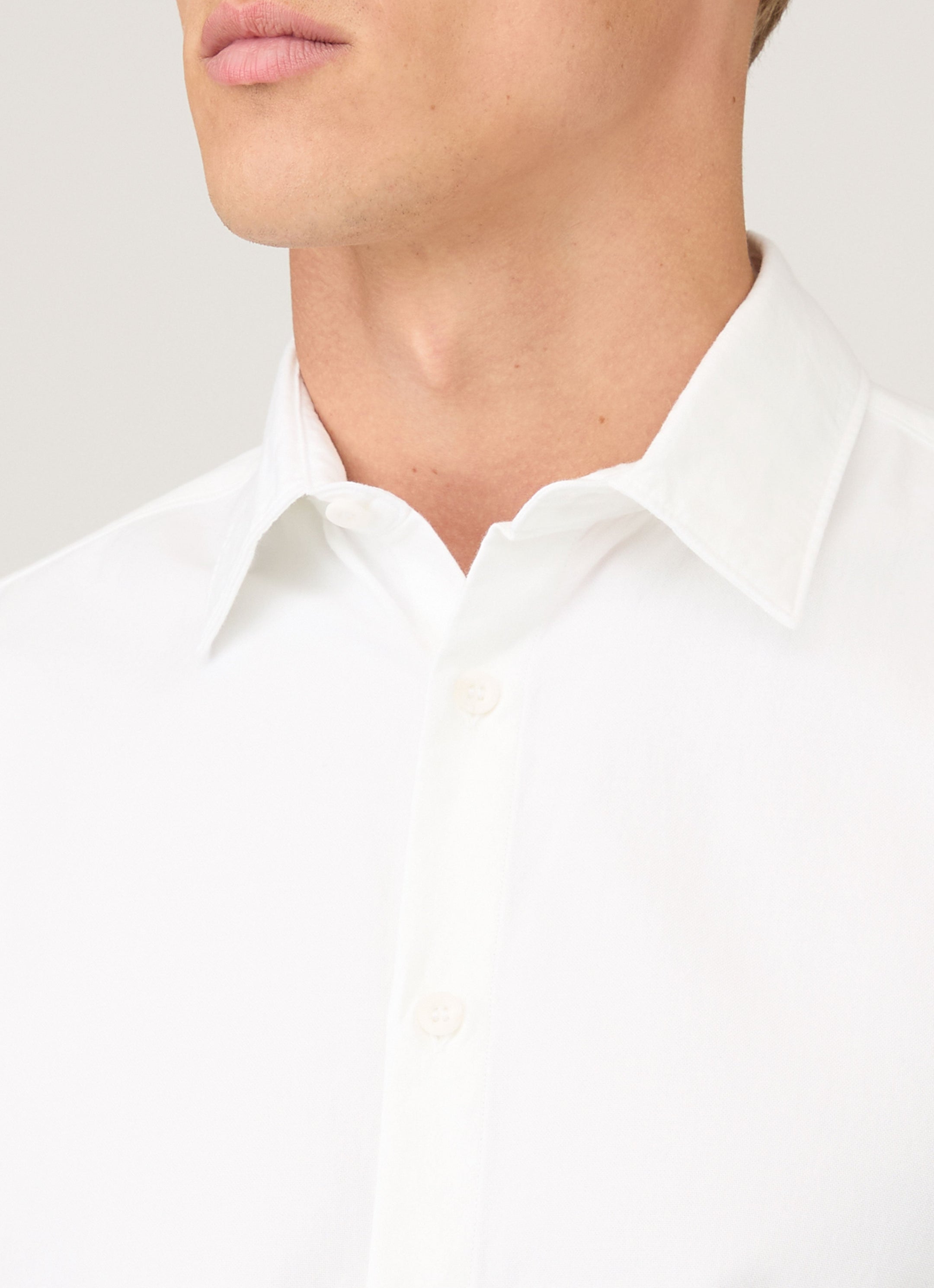 Men's Oxford Shirt in White