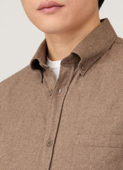 Men's Button Down Flannel Shirt in Cedar