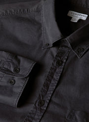 Men's Button Down Poplin Shirt in Navy