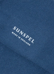 Men's Cotton Socks in Airforce Blue