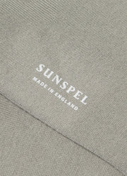 Men's Cotton Socks in Pastel Green