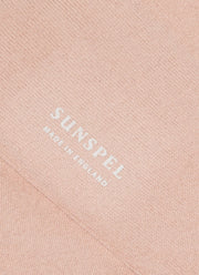 Men's Cotton Socks in Pale Pink