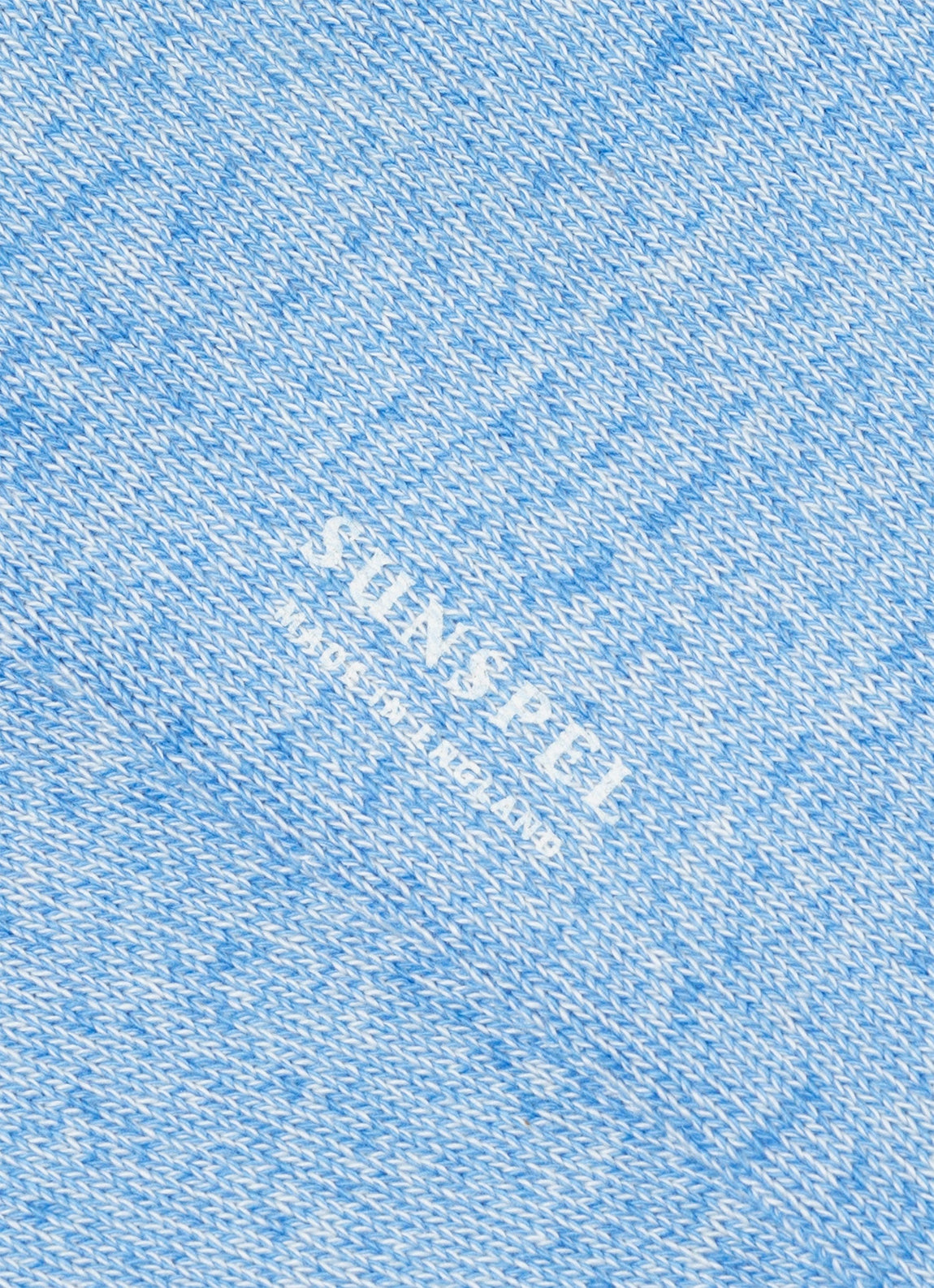 Men's Cotton Socks in Cool Blue Twist