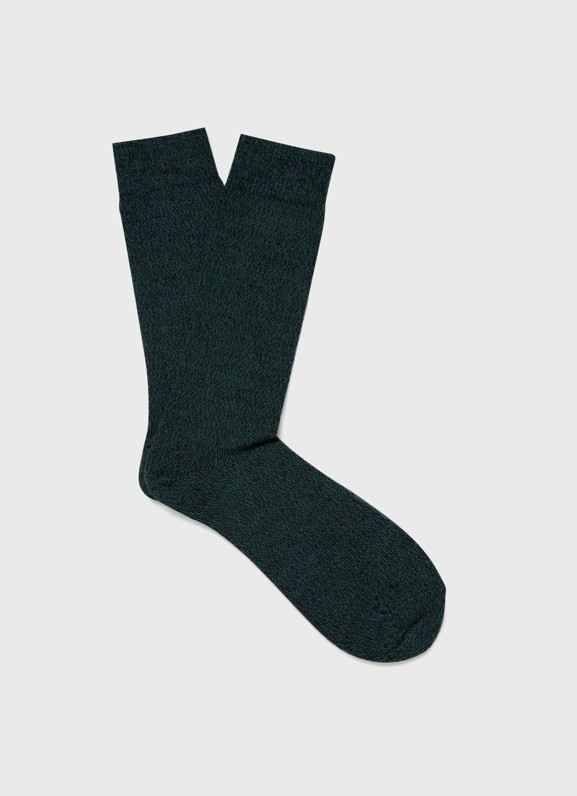 Men's Merino Wool Socks in Peacock Twist