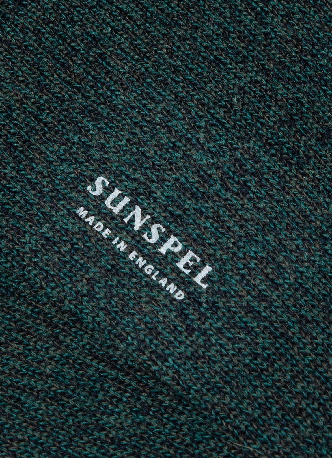 Men's Merino Wool Socks in Peacock Twist