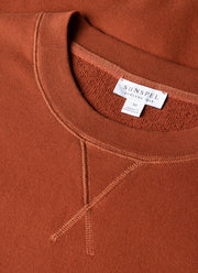 Men's Loopback Sweatshirt in Rust
