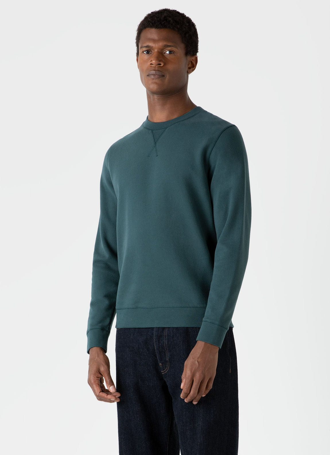 Men's Loopback Sweatshirt in Peacock