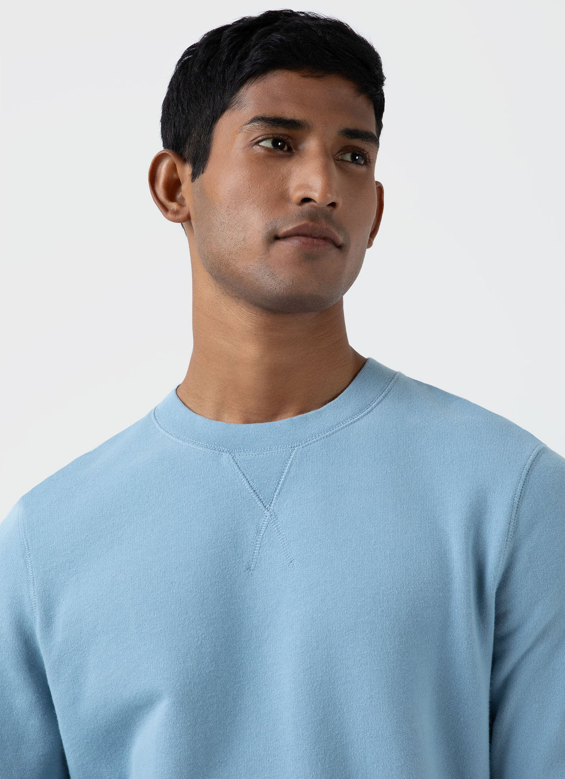 Men's Loopback Sweatshirt in Sky Blue