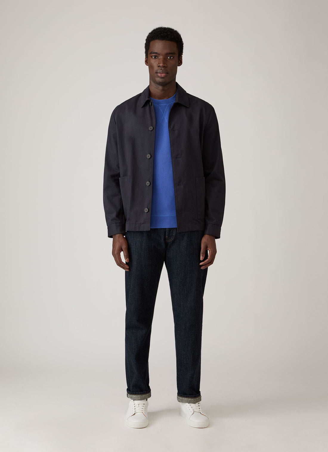 Men's Loopback Sweatshirt in Clear Night