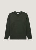 Men's Loopback Sweatshirt in Dark Green