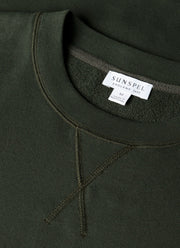 Men's Loopback Sweatshirt in Dark Green